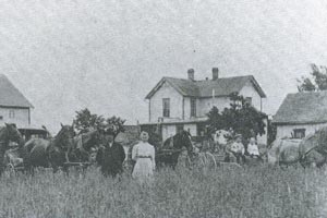 Die Farm von Bernhard Vennekotte im Jahre 1910
