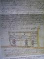300 Jahre alte Katasterkarten aus Ostbevern, handkoloriert, bearbeitet von Werner Schubert